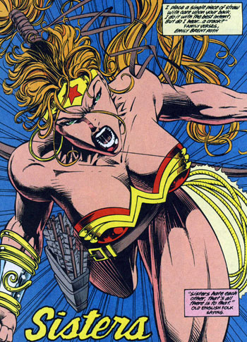 But anyway back to Wonder Woman Don't be fooled by that cover 